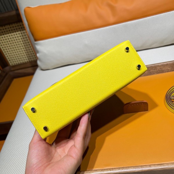  Handbags Hermes mini kelly  size:19 cm