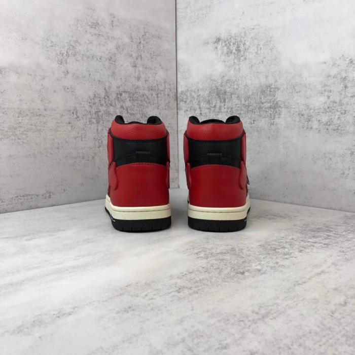 AMIRI Skel Top Hi Black Red White