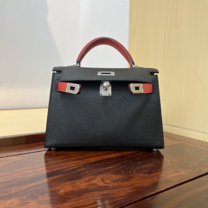 Handbags Hermes Kelly size:19 cm