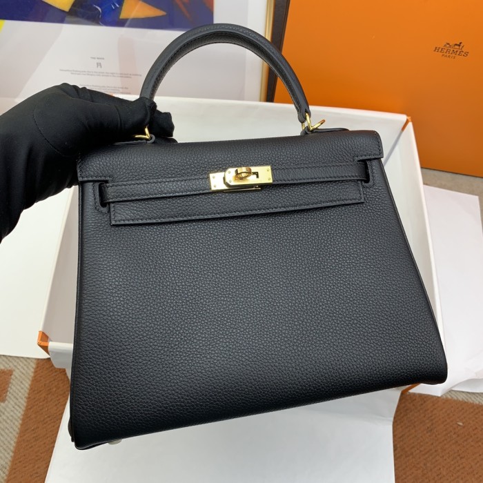  Handbags Hermes Kelly size:25 cm