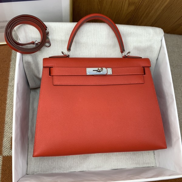  Handbags Hermes Kelly size:28 cm