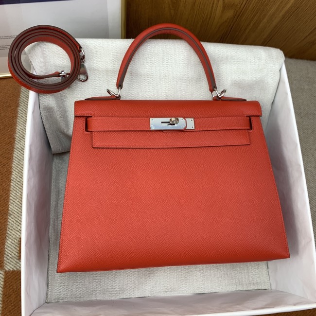  Handbags Hermes Kelly size:28 cm