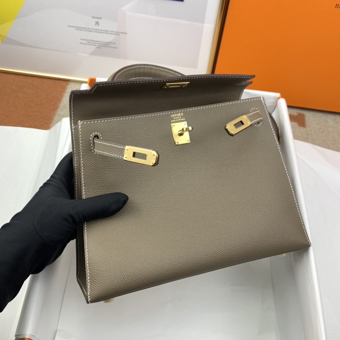  Handbags Hermes Kelly size:25/28 cm