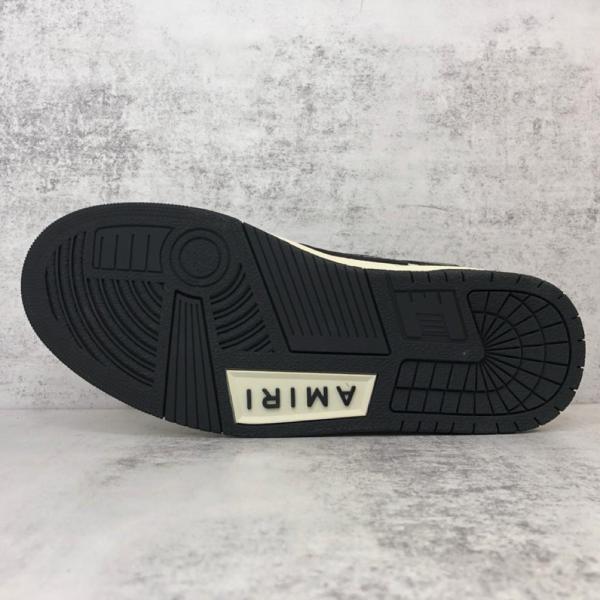 AMIRI Skel Top Low White Light Grey Black