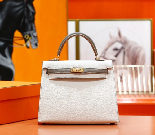  Handbags Hermes Kelly size:25 cm