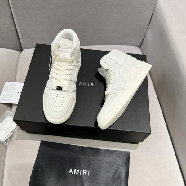 AMIRI Skel Top Hi Triple White