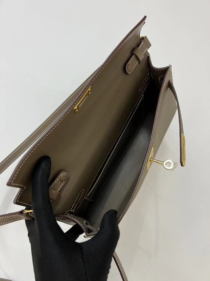  Handbags Hermes Kelly elan size:27/15/5 cm