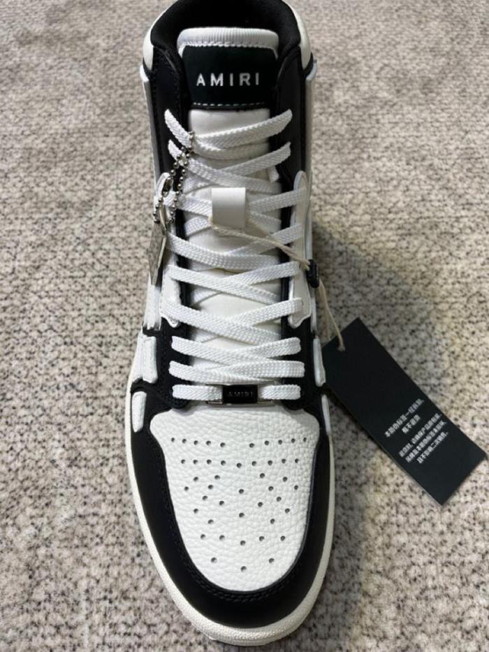 Amiri Skel High Tops Black White