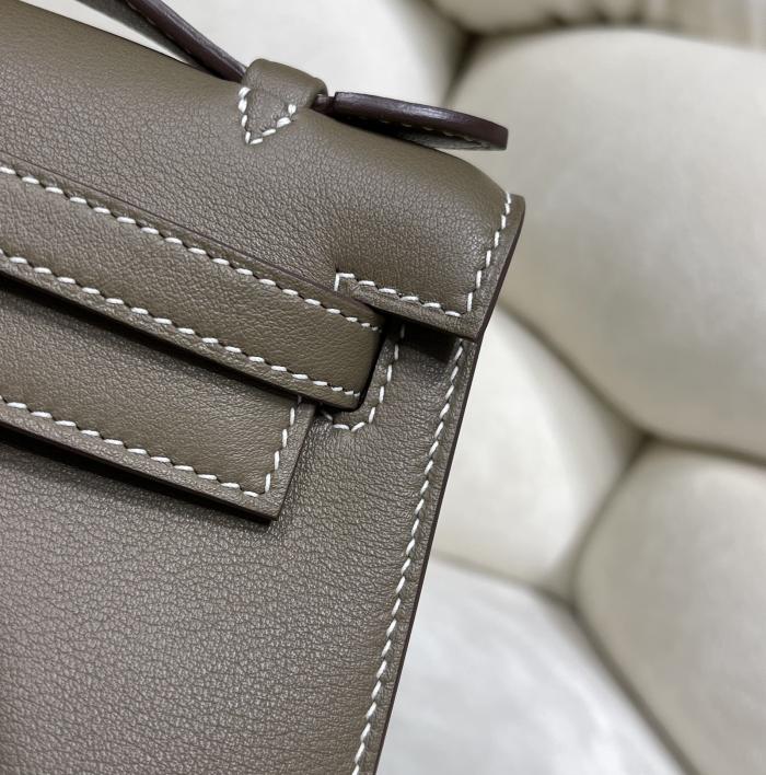  Handbags Hermes Kelly size:22 cm