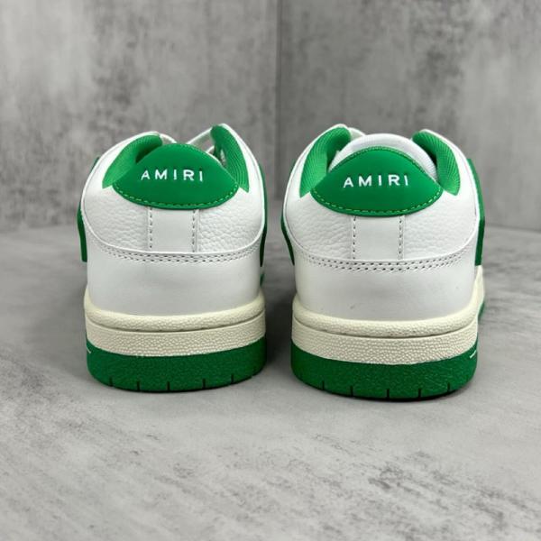 AMIRI Skel Top Low White Green