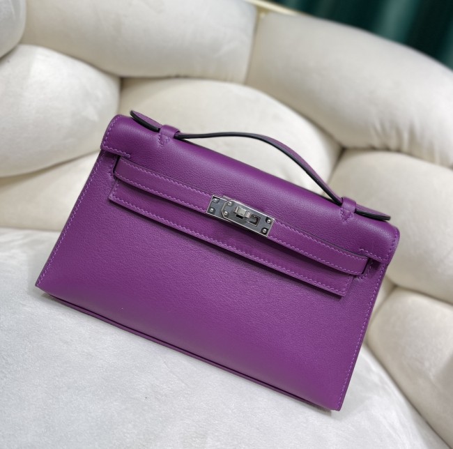  Handbags Hermes Kelly size:22 cm