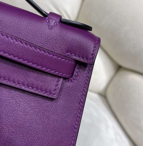  Handbags Hermes Kelly size:22 cm