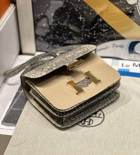  Handbags Hermes Constance  size:19 cm