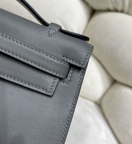  Handbags Hermes Kelly size:22 cm