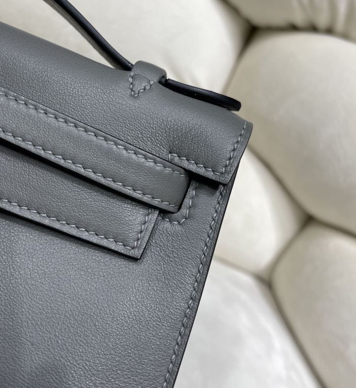  Handbags Hermes Kelly size:22 cm