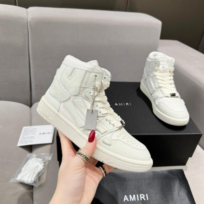 AMIRI Skel Top Hi Triple White