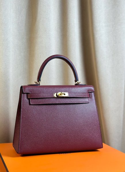  Handbags Hermes Kelly size:25 cm
