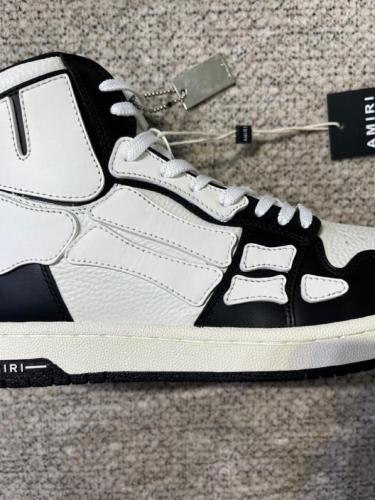 Amiri Skel High Tops Black White