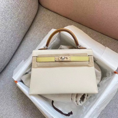  Handbags Hermes Mini Kelly size:19 cm