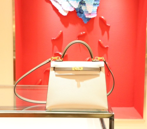  Handbags Hermes Kelly size:25 cm