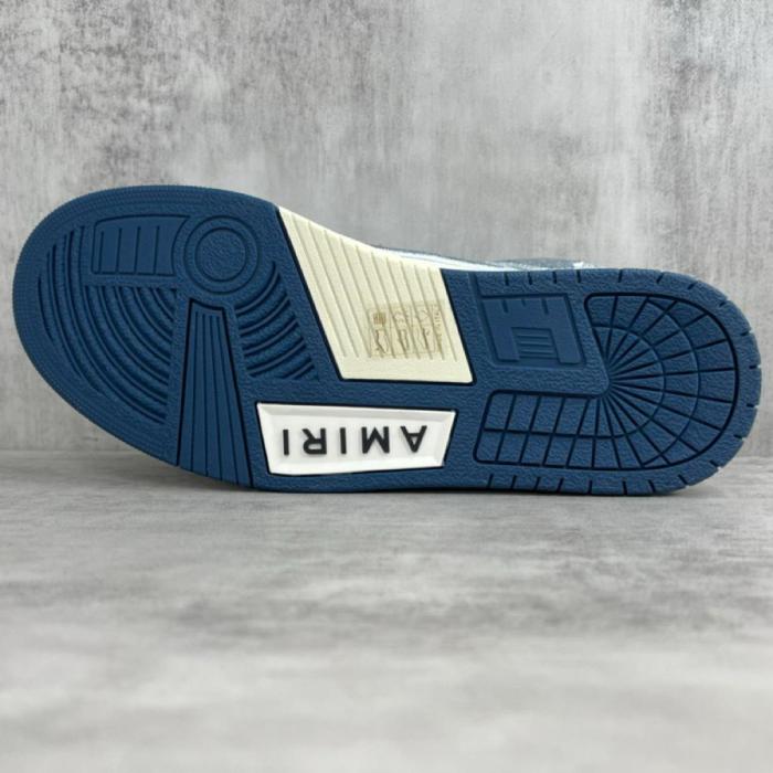 AMIRI Skel Top Low Denim Slate Blue