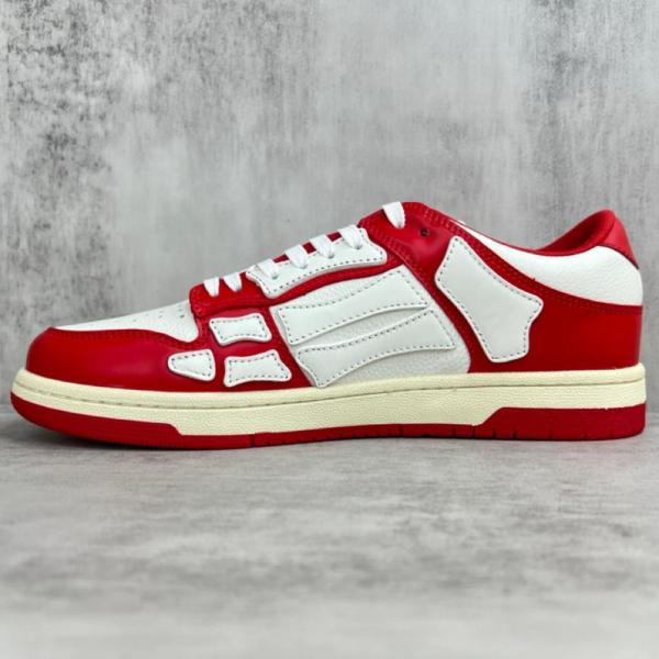 AMIRI Skel Top Low Red White