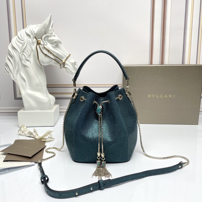 handbags Bvlgari B287614 size:16*20*10.5cm