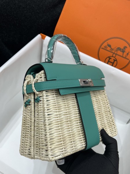  Handbags Hermes Kelly size:20 cm