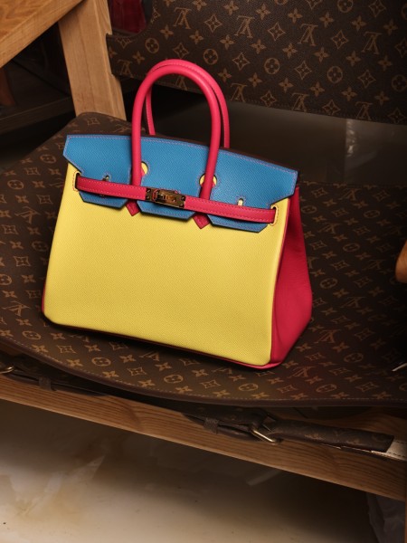  Handbags Hermes Birkin size:25 cm