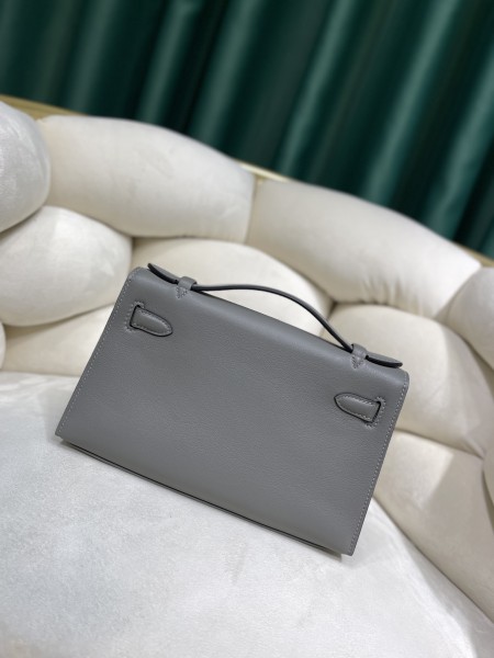  Handbags Hermes Kelly size:22 cm