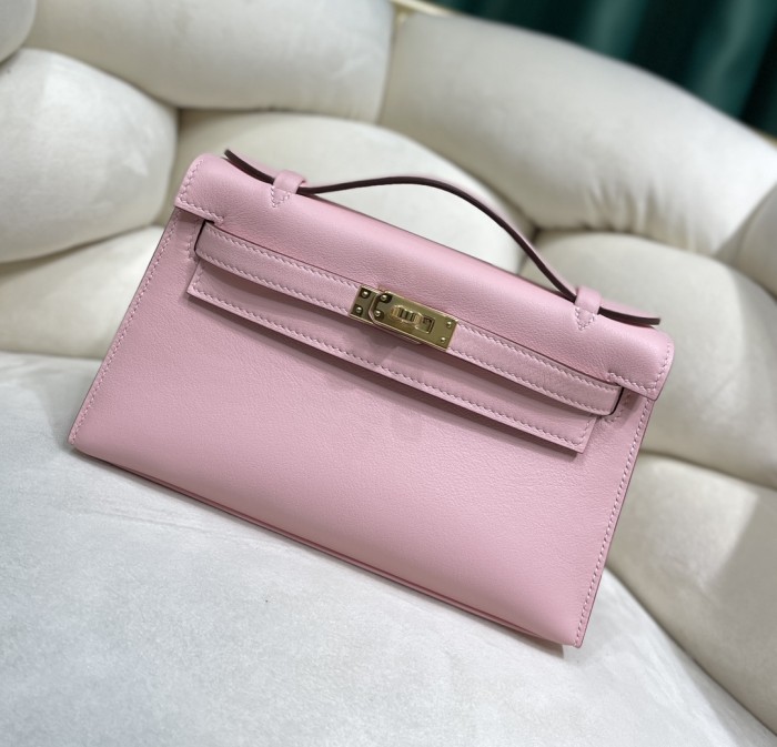  Handbags Hermes Kelly size:22 cm