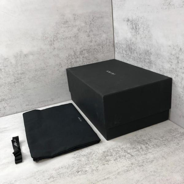 AMIRI Skel Top Low Black White