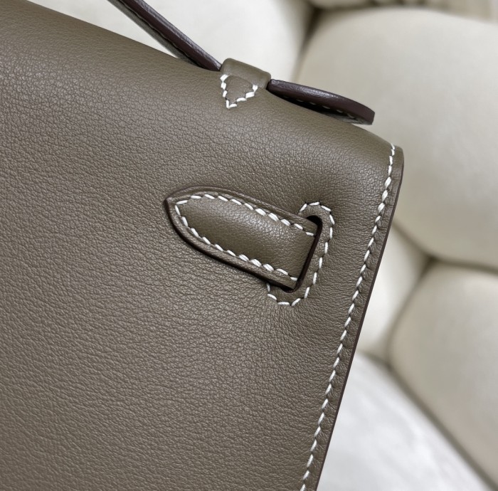  Handbags Hermes Kelly size:22 cm