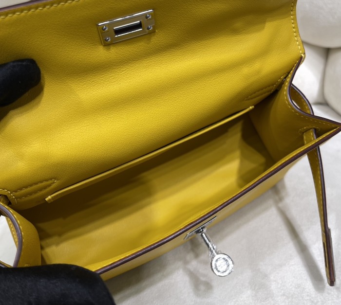  Handbags Hermes Kelly size:22 cm