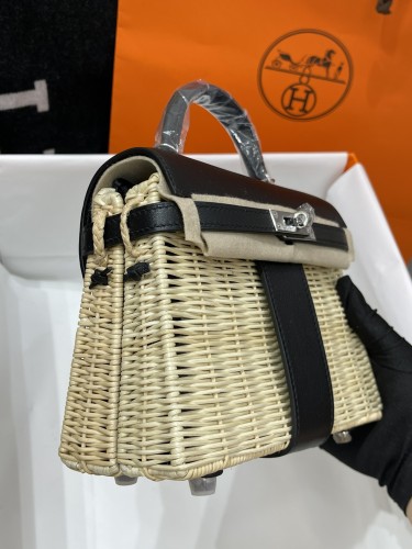  Handbags Hermes Kelly size:25 cm