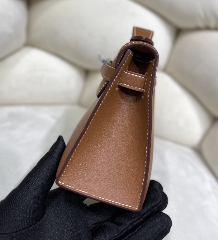  Handbags Hermes Kelly size:22 cm