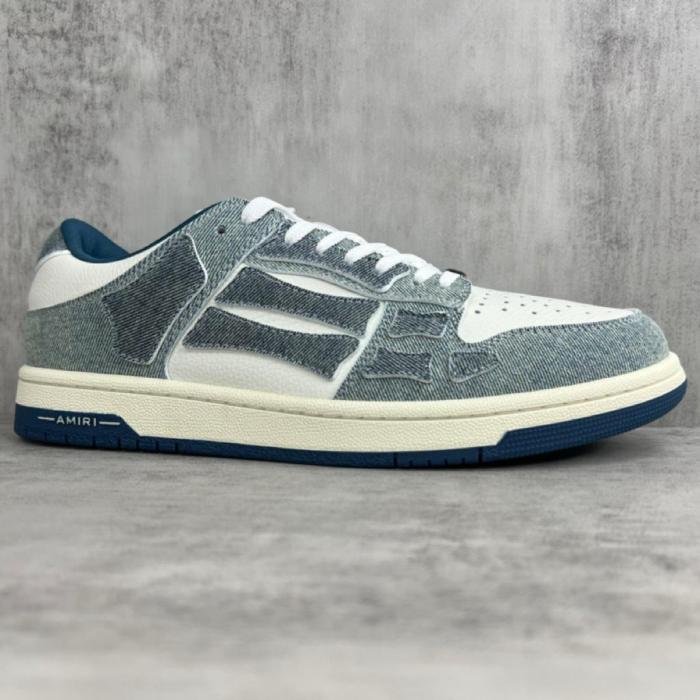 AMIRI Skel Top Low Denim Slate Blue