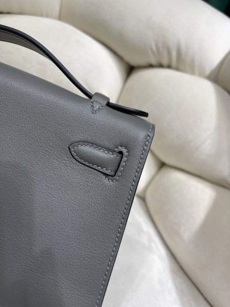  Handbags Hermes Kelly size:22 cm