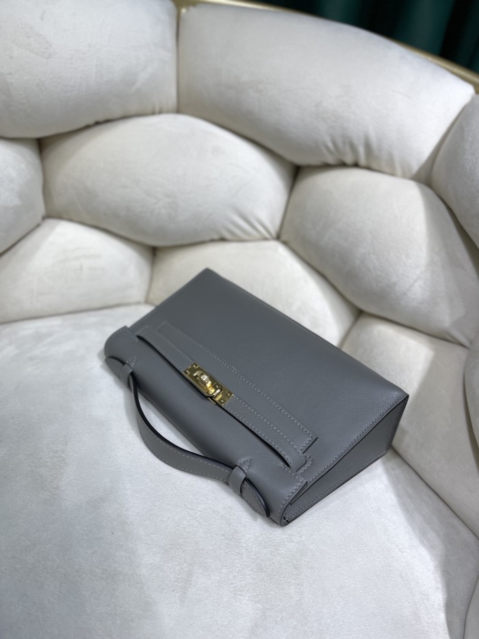  Handbags Hermes Kelly size:22 cm