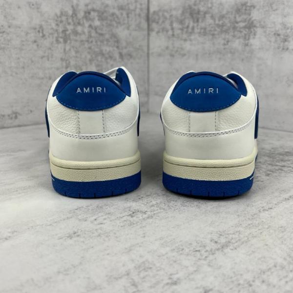 AMIRI Skel Top Low White Blue