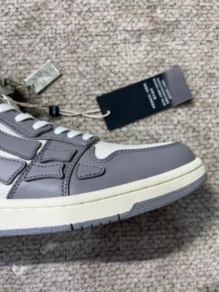 AMIRI Skel Top Hi Grey White