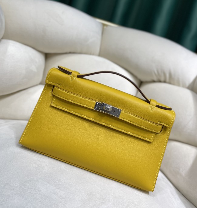  Handbags Hermes Kelly size:22 cm