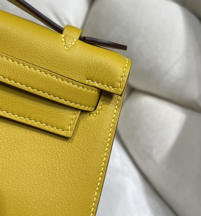  Handbags Hermes Kelly size:22 cm