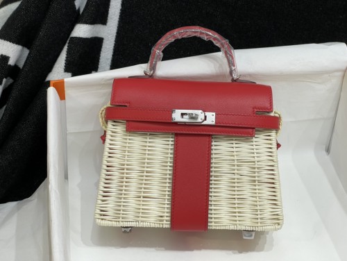  Handbags Hermes Kelly size:25 cm