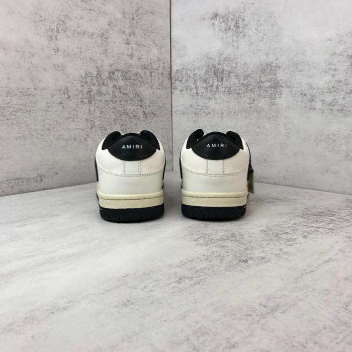 AMIRI Skel Top Low White Black White