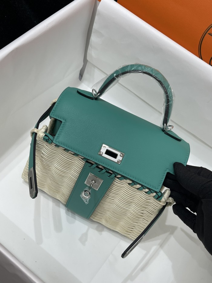  Handbags Hermes Kelly size:20 cm