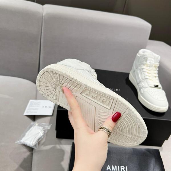 AMIRI Skel Top Hi Triple White