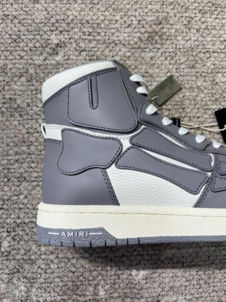 AMIRI Skel Top Hi Grey White