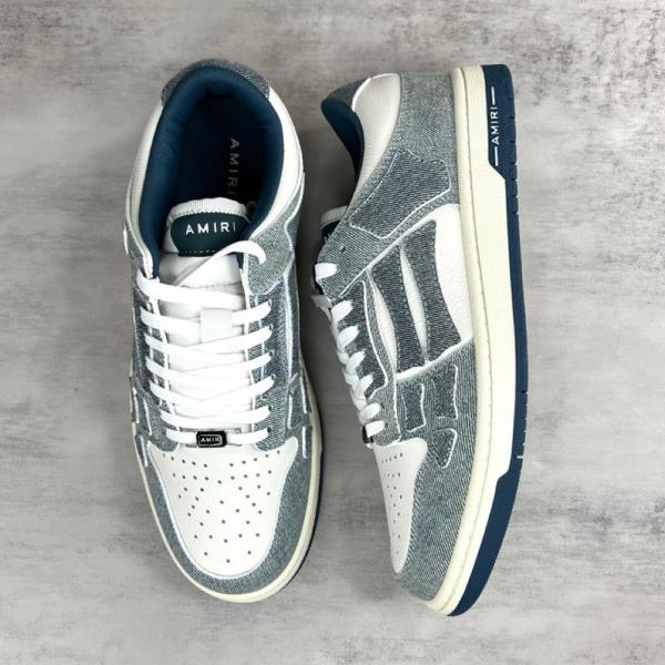 AMIRI Skel Top Low Denim Slate Blue