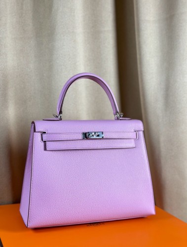  Handbags Hermes Kelly size:25 cm
